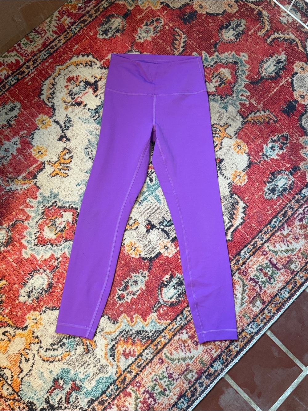 Lululemon Women's High-Waist Purple Active Leggings Size 4
